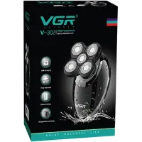 Водонепроникна електробритва VGR V-302 ∙ Бездротова бритва VGR V-302 з комплектом насадок