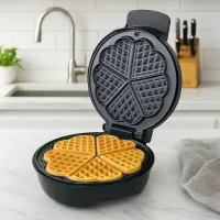Вафельниця Hoffmans HM-3024 1000W • Електрична вафельниця з антипригарним покриттям і швидким нагріванням