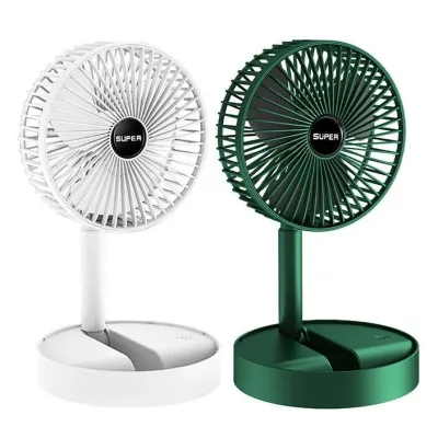 Портативний міні вентилятор для дому Telescopic Folding Fan · Складаний настільний вентилятор з USB зарядкою