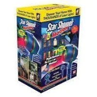 Лазерний зірковий проектор Star Shower Motion Laser Light Projector Новорічний світловий проектор для дому