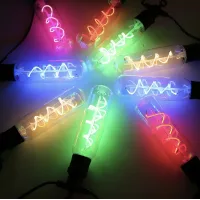 Гірлянда Подовжені лампи спіраль SFK-48 220V ∙ Вулична LED-ґірлянда SFK-48 з подовженими спіральними лампами