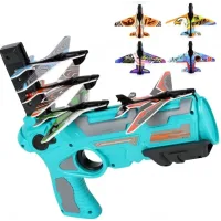 Дитячий іграшковий пістолет – катапульта з літачками Air Battle
