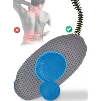 Ортопедична подушка для попереку Lumbar Support TV One • Подушка для попереку з ефектом пам’яті з м’яким покриттям