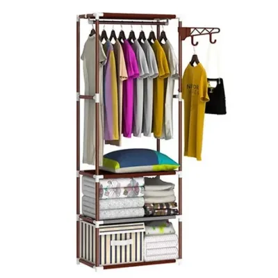 Шафа - органайзер NEW BOXY COAT RACK Збірна вішалка з полицями та гачками для одягу