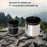 Кружка-термос Vacuum flask 970, 1400 мл · Термос туристический с чашкой из нержавеющей стали, арт. 67-889