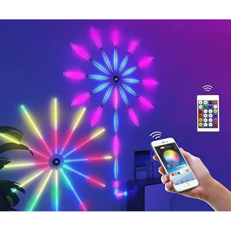 Ефектний світильник Феєрверк 28Key Kit BT ∙ Світломузика з пультом та Bluetooth
