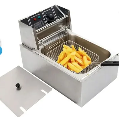 Фритюрниця Dotvix Electric Fryer D-803 • Електрична фритюрниця для дому з регулюванням температури та знімною корзиною