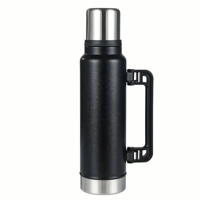 Кружка-термос Vacuum flask 970, 1400 мл · Термос туристический с чашкой из нержавеющей стали, арт. 67-889