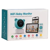 Відеоняня C8 Wi-Fi з монітором 5″ • Розумна відеоняня C8 Full HD 1080P із застосунком Tuya, нічним баченням і двостороннім зв’язком
