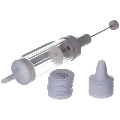 Шприц для печенья и насадки для декорирования Cookie Press and Cake Decorator Set ∙ Кондитерский шприц-пресс с насадками для печенья и крема Cake Decorator Set