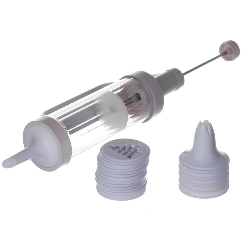 Шприц для печенья и насадки для декорирования Cookie Press and Cake Decorator Set ∙ Кондитерский шприц-пресс с насадками для печенья и крема Cake Decorator Set