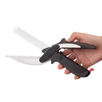 Кухонний ніж - ножиці Clever Cutter JN-59 TV One для швидкого нарізання та шаткування