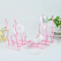 Складная подставка для сушки детских бутылочек, стаканов, посуды ∙ Кухонная сушилка Drying rack, арт. 81-928