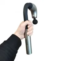 Масажер з 4 насадками MP-930 • Перкусійний вібромасажер U-подібної форми для спини та тіла
