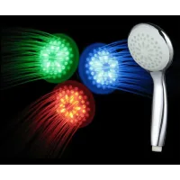 Светодиодная насадка для душа Led Shower Душевая лейка с подсветкой, меняющейся от температуры воды