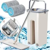 Швабра мікрофібра з віджимом + відро Scratch Cleaning Mop ∙ Швабра - ледарка cleaner 360
