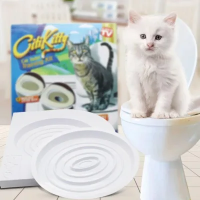 Система привчання котів до унітазу Туалет для кота Citi Kitty Cat Toilet Training