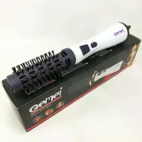Фен-щітка для волосся GEMEI GM-4826 1000W • Обертовий фен-браш для сушіння, укладання, об'єму та створення природної хвилі