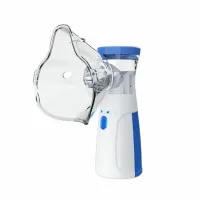 Портативний небулайзер Mesh Nebulizer JSL-W302 ∙ Ультразвуковий ручний інгалятор + 2 маски для домашнього використання
