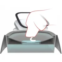 Поїлка - непроливайка для тварин MAGIC BOWL Миска для води з плаваючим диском проти бризок для собак та котів, 1.5 л