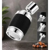 Аератор DT-1222 360° з фільтром • Насадка на кран 360 Faucet Universal Pipe DT-1222 з 3 режимами та поворотним розпилювачем