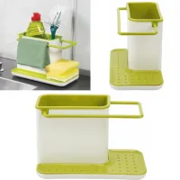 Кухонний органайзер на раковину kitchen Shelf Sink tidy, Зелений