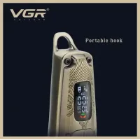 Машинка для стрижки VGR V-901 • Тример для волосся з дисплеєм і 4 насадками 1600 мАг