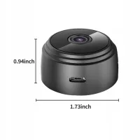Бездротова Wi-Fi міні відеокамера A9 FullHD 1080P ∙ Нічна зйомка до 10м ∙ Датчик руху ∙ Циклічний запис відеоспостереження