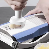 Универсальный мультислайсер Мандолина Safe Mandoline Slice ∙ Многофункциональная терка - овощерезка измельчитель с емкостью-контейнером
