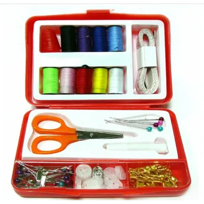Компактний набір для шиття Insta Sewing Kit tasy ∙ Швейний набір для дому ∙ Нитки / голки / шпильки / ножиці / сантиметр / наперсток
