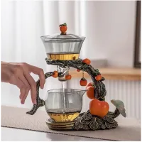 Чайник-заварник з магнітним дозатором H1214 ∙ Ледачий чайний сервіз Хурма H1214 для дому