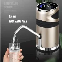 Електрична помпа для води Water Dispenser XL-129 срібляста USB • Автоматичний диспенсер XL-129 для пляшки питної води та бутля 19 л сріблястий