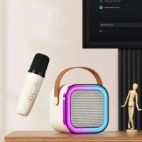Детский набор Караоке Беспроводной микрофон + Колонка Bluetooth