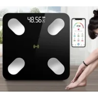 Розумні Bluetooth смарт-ваги електронні підлогові з додатком для смартфона до 180 кг