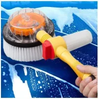 Насадка - щітка, що обертається для шланга Water Blast Cleaner Roto Brush високого тиску з резервуаром для миючого засобу