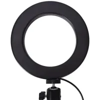 Кільцева LED лампа S31 Світлодіодна лампа USB з кріпленням тримачем телефону, 33см