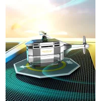 Автомобільний ароматизатор Вертоліт на сонячній батареї Drone Car Fragrance із обертанням 360°