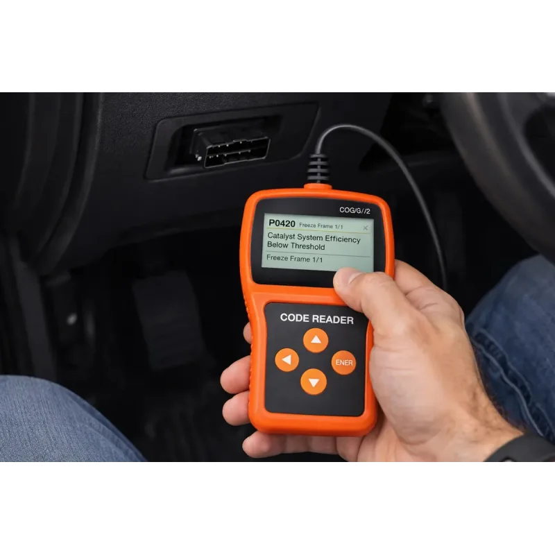 Сканер MS309PRO OBD2 для діагностики автомобіля • Діагностичний інструмент OBD2 • Автосканер для зчитування помилок і тестер акумулятора