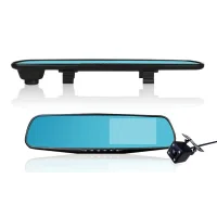 Видеорегистратор - зеркало Dvr L9000 Full HD Автомобильный регистратор с двумя камерами
