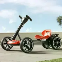 Дитячий електромобіль GO KART F1 з пультом і Bluetooth 390 Вт червоний • Дитячий електрокарт GO KART F1 на акумуляторі з пультом керування