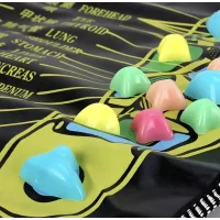 Масажний килимок для ніг з камінцями 35×70 см • Доріжка масажна для ніг та спини