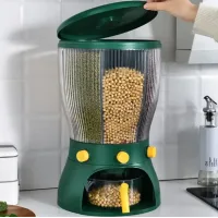 Диспансер-органайзер для круп и сыпучих Rotate-Dispenser ∙ Контейнер с дозатором для сыпучих продуктов