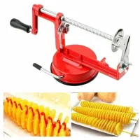Машинка для спиральной нарезки картофеля Spiral Potato Slicer ∙ Картофелерезка ∙ Овощерезка ∙ Мультирезка спиралью