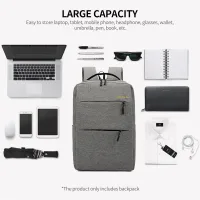 Рюкзак міський Backpack Комплект 3 в 1 місткий рюкзак для ноутбука з сумкою та гаманцем