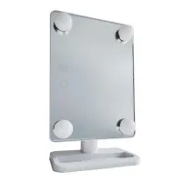Зеркало для макияжа Mirror 360 Rotation Angel с LED подсветкой и сенсорным управлением