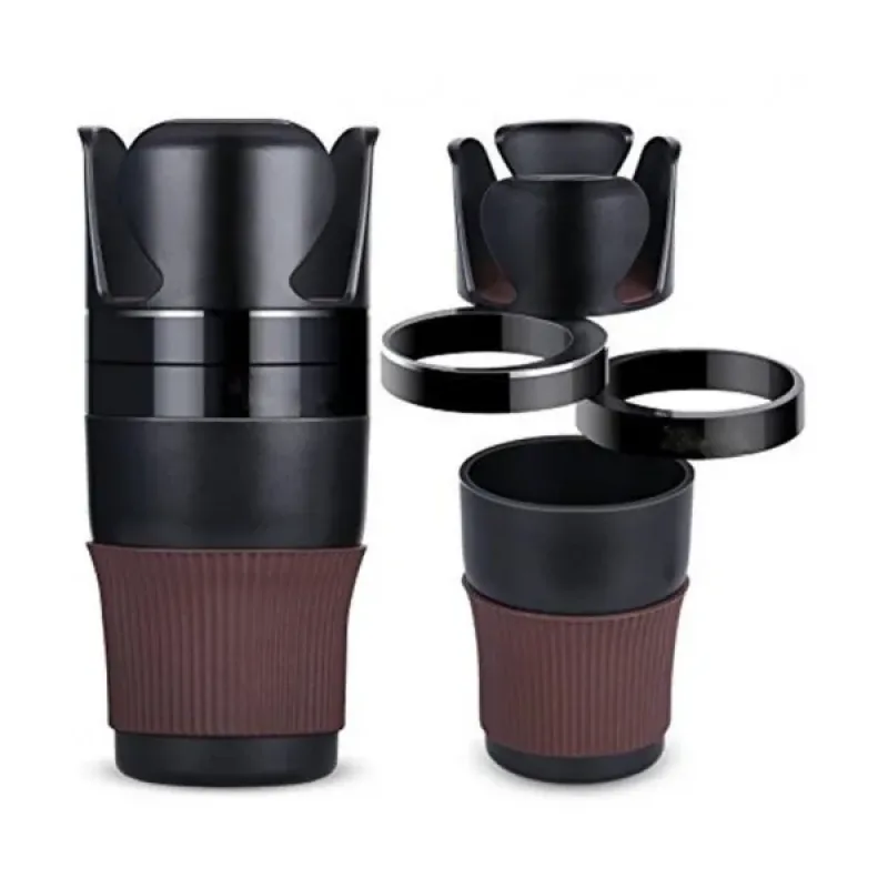 Автомобильный холдер подстаканник в машину Car holder Multi cup 5 в 1 ∙ Мультичашка – органайзер держатель стаканов, напитков, телефона и аксессуаров