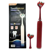 Акумуляторна зубна щітка Electric Toothbrush Best New з подвійною головкою
