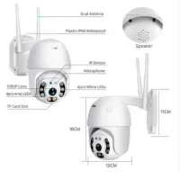 Вулична IP камера відеоспостереження CAMERA IP 360/90 WIFI 2.0mp поворотна з віддаленим доступом