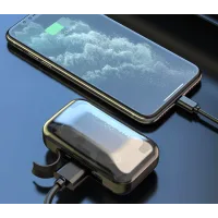 Бездротові сенсорні навушники із цифровим зарядним кейсом TWS BTH-F9-5 Bluetooth блютуз гарнітура