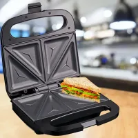Бутербродница Hoffmans HM-3003 • Компактная сэндвичница для кухни с мощностью 1000 Вт